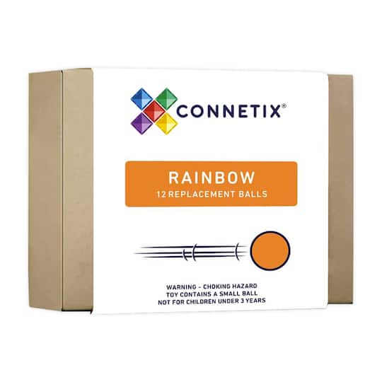 Connetix® Magnetic Tiles Rainbow Balls Pack, 12ct.